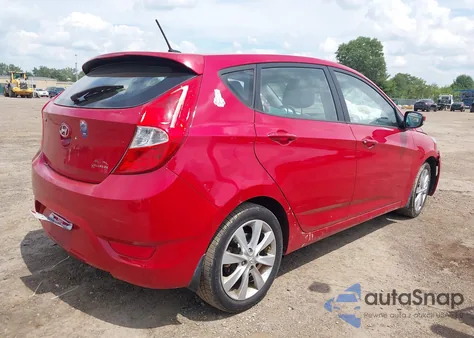 2013 Hyundai Accent Se from USA, damaged, VIN KMHCU5AE2DU078105